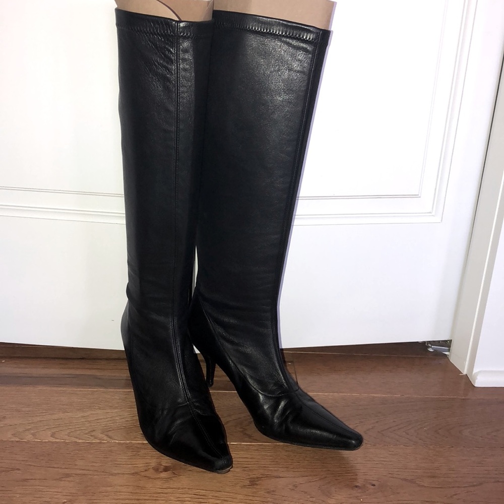 ⭐️$25 EUC Genuine COLE HANN 7.5 ALL LEATHER BOOTS